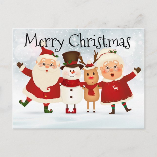 Merry Christmas Postcard (Front)