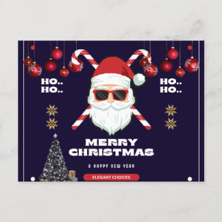 Merry Christmas Postcard - A Perfect Holiday Greet