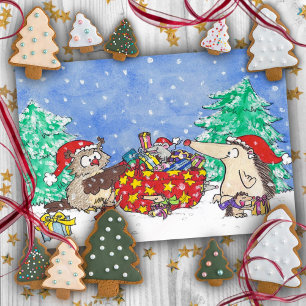 MERRY CHRISTMAS postcard by Nicole Janes