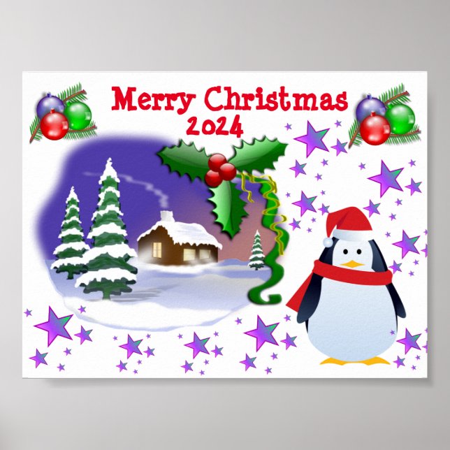 Merry Christmas Poster (Front)