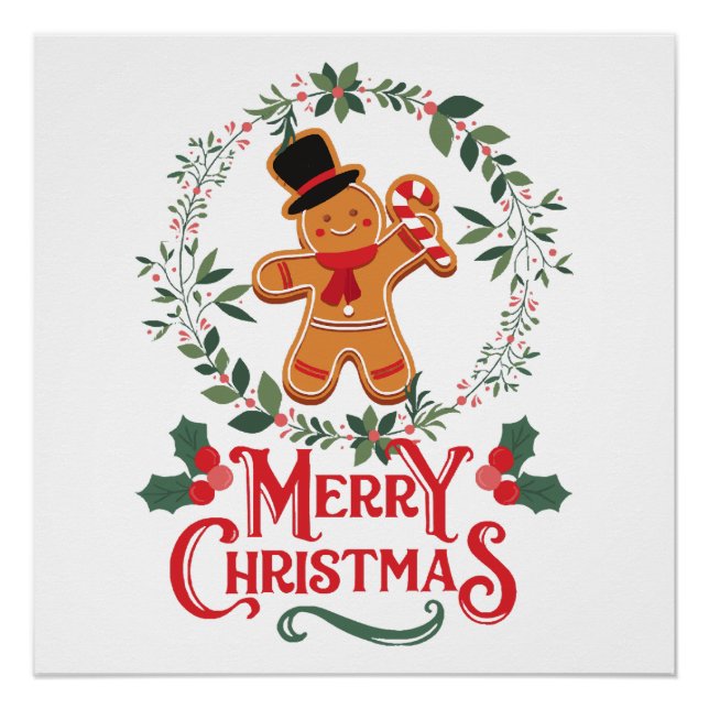 Merry Christmas Poster (Front)
