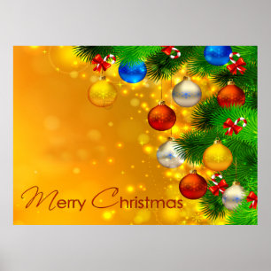 merry christmas poster