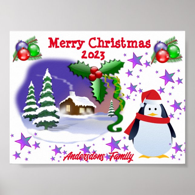 Merry Christmas Poster (Front)