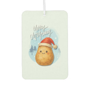 Merry Christmas Potato Car Air Freshener