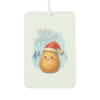 Merry Christmas Potato Car Air Freshener