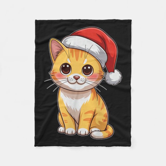 Merry Christmas Premium Tri-blend  Fleece Blanket (Front)