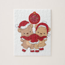 Merry Christmas Puzzle Celebration