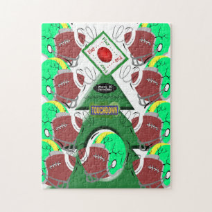Merry Christmas Puzzle Christmas Football