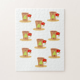 Merry Christmas Puzzle Christmas Mugs