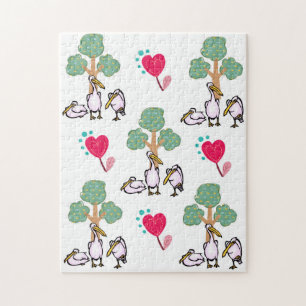 Merry Christmas Puzzle Christmas Pelicans