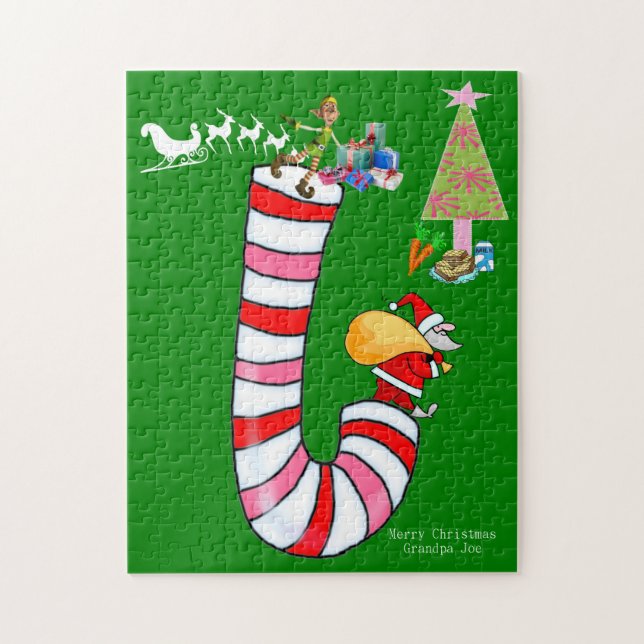 Merry Christmas Puzzle Christmas Santa's Toys (Vertical)