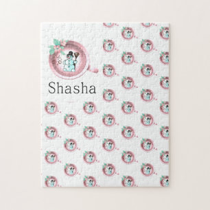 Merry Christmas Puzzle Christmas Snowman