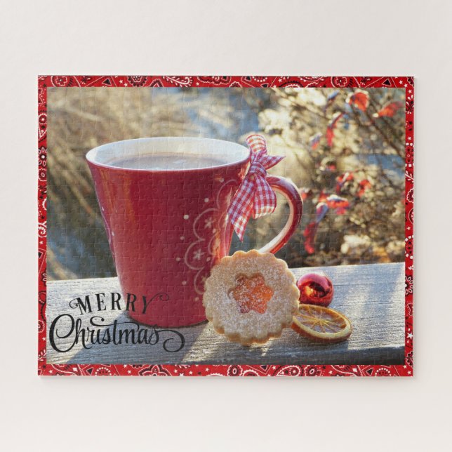 Merry Christmas Quiet Moments Gift Jigsaw Puzzle (Horizontal)