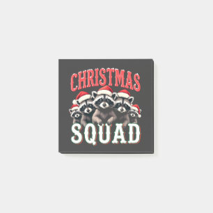 Merry Christmas Racoon Santa Hat Lovers Post-it Notes