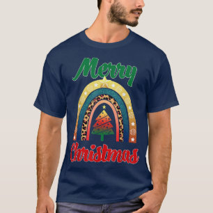 Merry Christmas Rainbow Funny Women Profession Lov T-Shirt