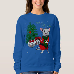 merry christmas rat sweatshirt
