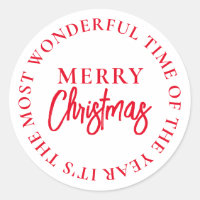 Merry Christmas Red