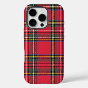 Merry Christmas Red Plaid  iPhone 16 Pro Case