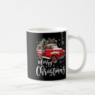 Merry Christmas Red Truck Family Matching Christma Coffee Mug