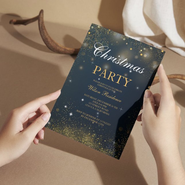 Merry Christmas | Red Typography Invitation (Creator Uploaded)
