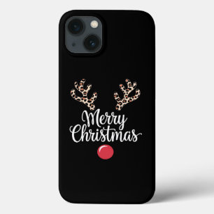 Merry Christmas Reindeer Christmas Family Gift iPhone 13 Case