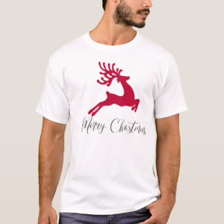 Merry Christmas Reindeer Christmas T-Shirt