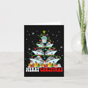 Merry Christmas Reindeer Elf Santa Cruise Ships Xm Card