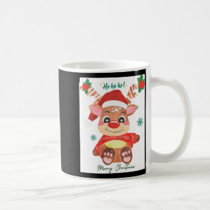 Merry Christmas Reindeer Festive Fun Toddler Coffee Mug