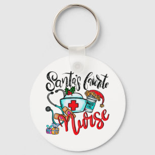 Merry Christmas Reindeer Key Ring
