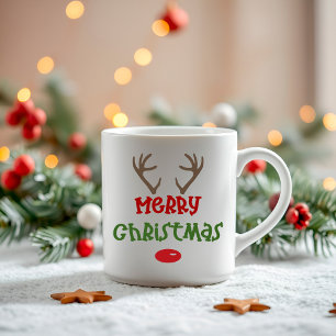 Merry Christmas Reindeer Mug