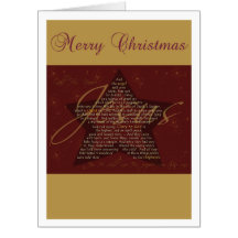 Merry Christmas Religeous Large Greeting Card