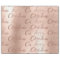 Merry Christmas Rose Gold Glitter Script Elegant