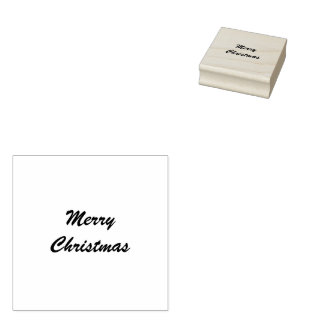 Merry Christmas Rubber Stamp