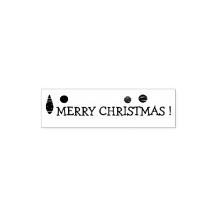 Merry Christmas rubber stamp, christmas Self-inking Stamp