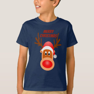 Merry Christmas Rudolph tee