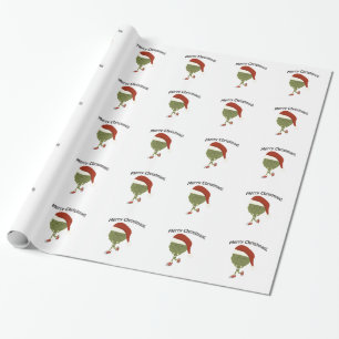 Merry Christmas! Running Artichoke Wrapping Paper