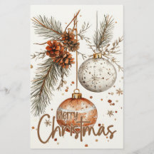 Merry Christmas Rustic Greeting