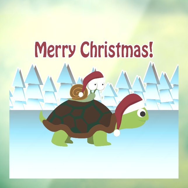 Merry Christmas! San Turtle and  Santa Snail  (Sheet 3)