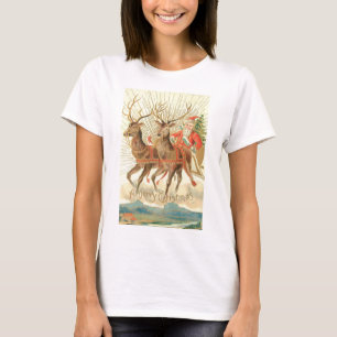 Merry Christmas (Santa and his Reindeer) T-Shirt