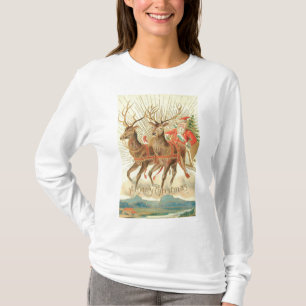 Merry Christmas (Santa and his Reindeer) T-Shirt