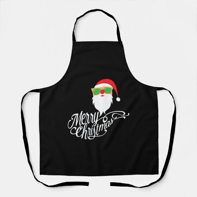 Merry Christmas Santa  Apron (Front)