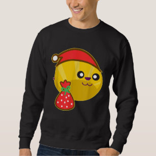 Merry Christmas Santa Bee Cute Beekeepers Sack Of Sweatshirt