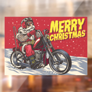 Merry Christmas Santa Biker