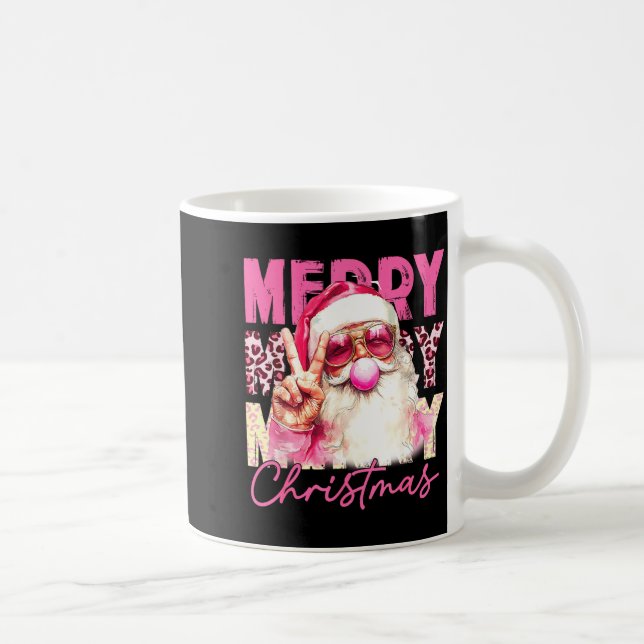 Merry Christmas Santa Bubble Gum Nk Xmas Family Me Coffee Mug (Right)