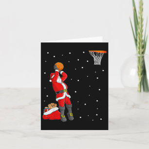 Merry Christmas Santa Bysketbyll Player - Slam Dun Card
