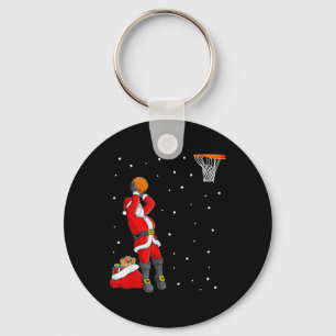 Merry Christmas Santa Bysketbyll Player - Slam Dun Key Ring