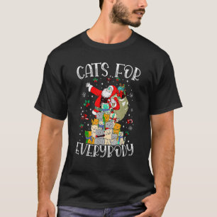 Merry Christmas Santa Cat Lover Gifts Cats For Eve T-Shirt
