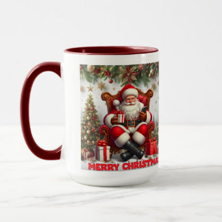Merry Christmas Santa Classic Mug