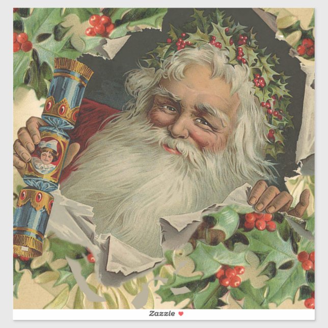 Merry Christmas Santa Claus Antique classic (Sheet)