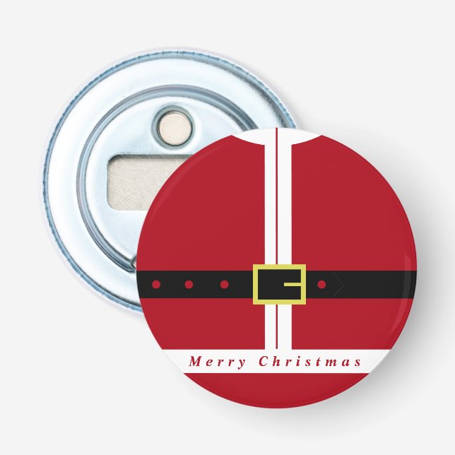 Merry Christmas - Santa Claus - Bottle Opener (Front)